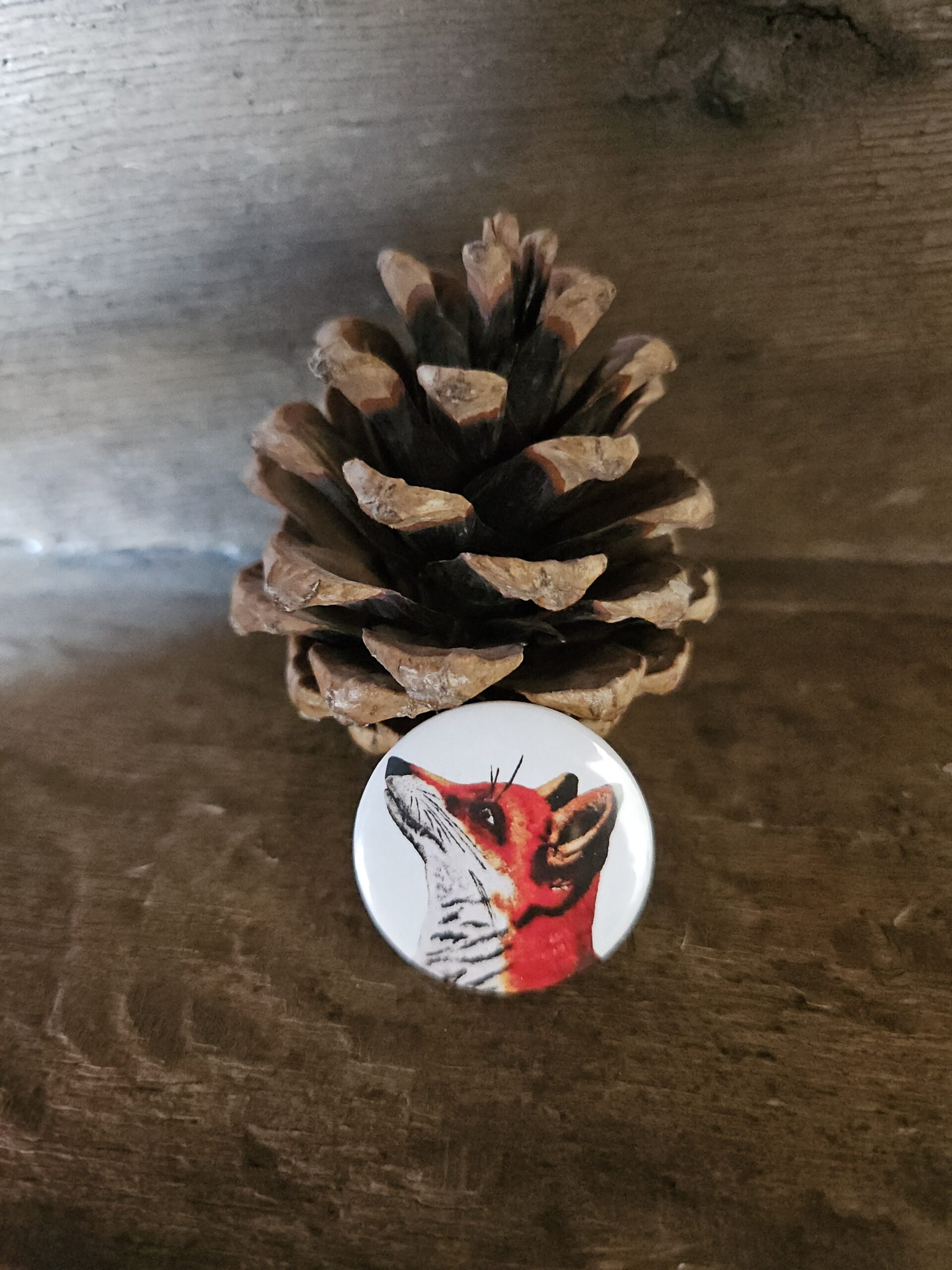 Dreaming Fox (button)