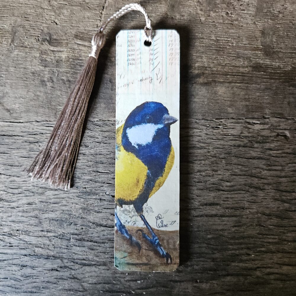Small Blue Tit (boekenlegger met kwastje)