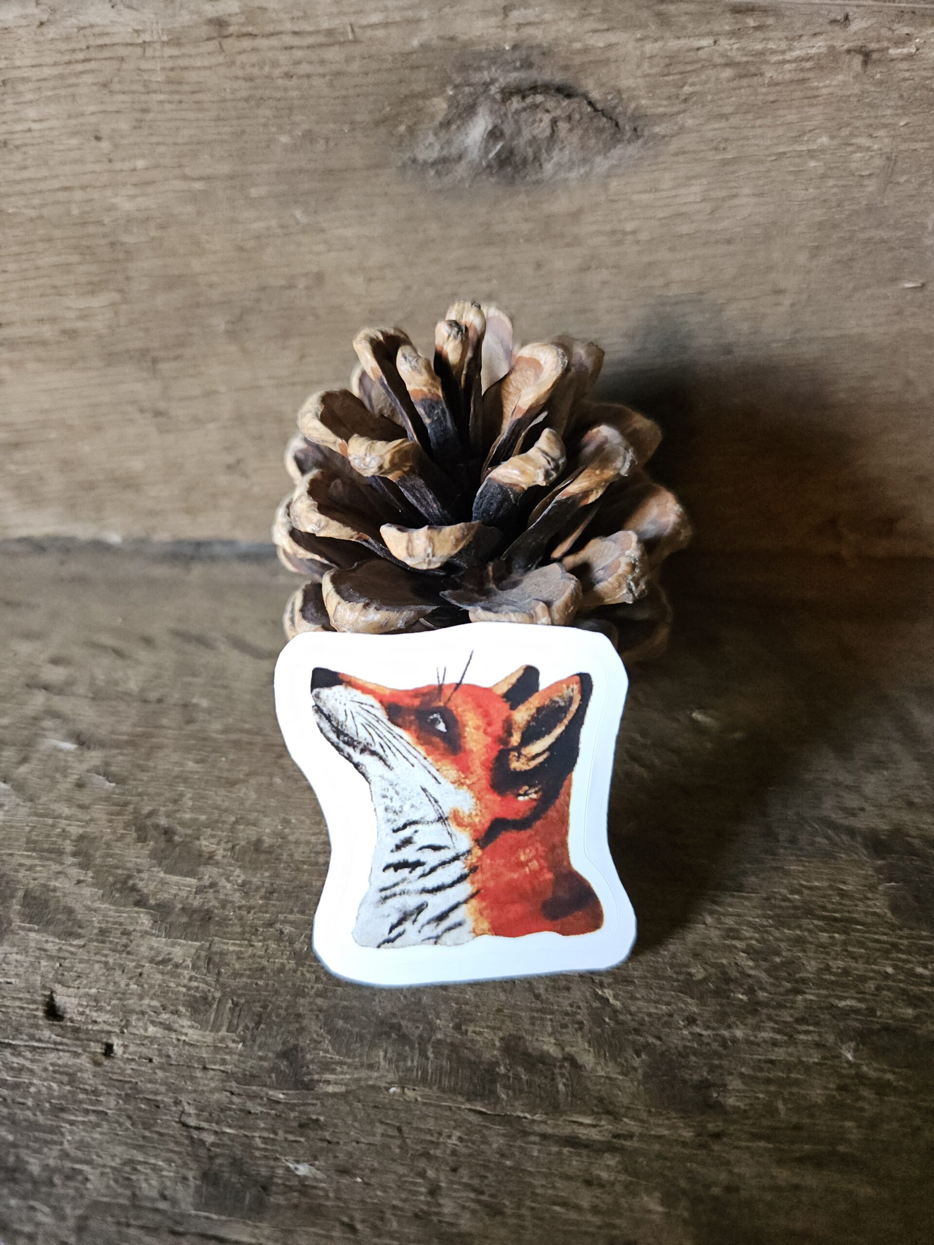 Dreaming Fox (sticker)