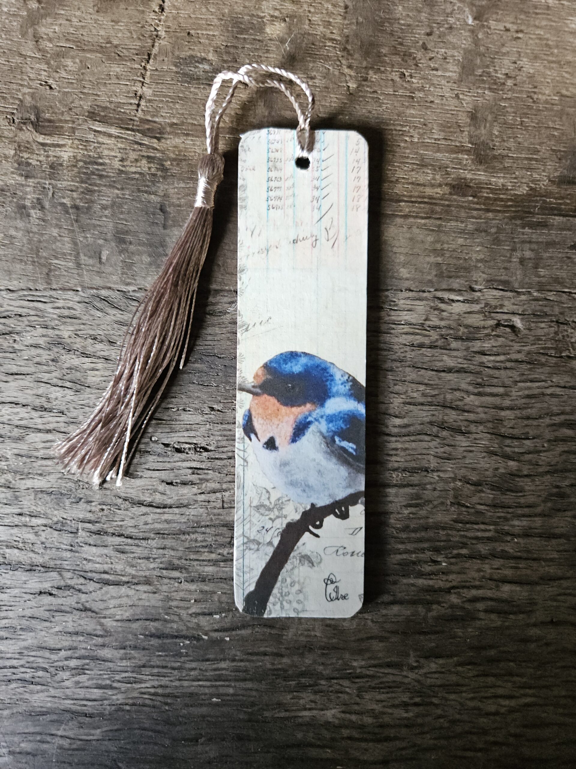 Swallow (boekenlegger met kwastje)