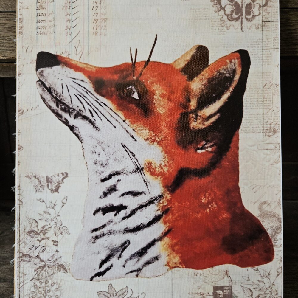 Dreaming Fox (A3 canvas poster)