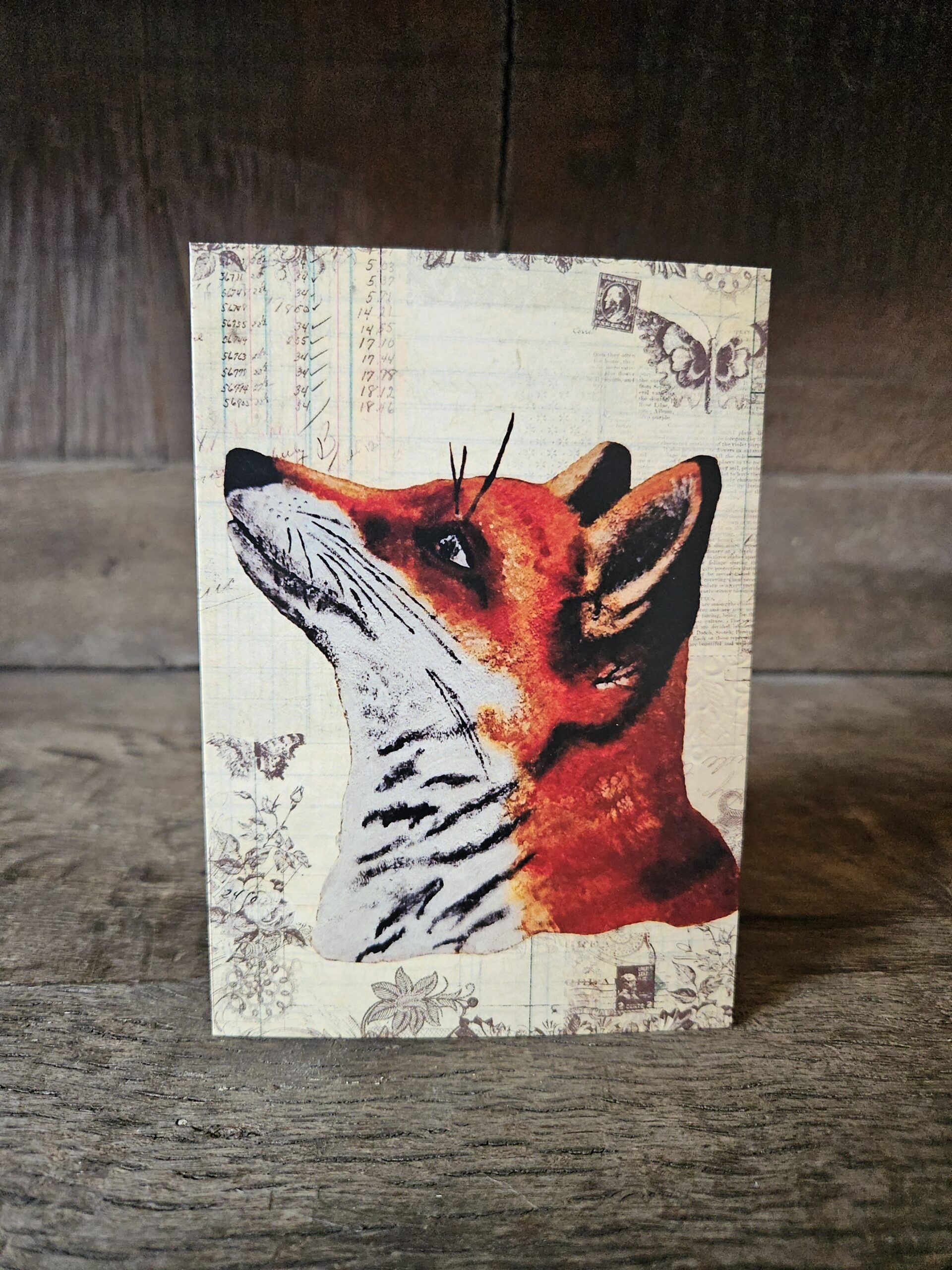 Dreaming Fox (ansichtkaart)