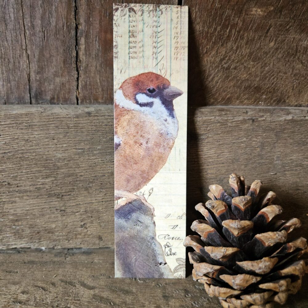 The Sparrow (papieren boekenlegger)