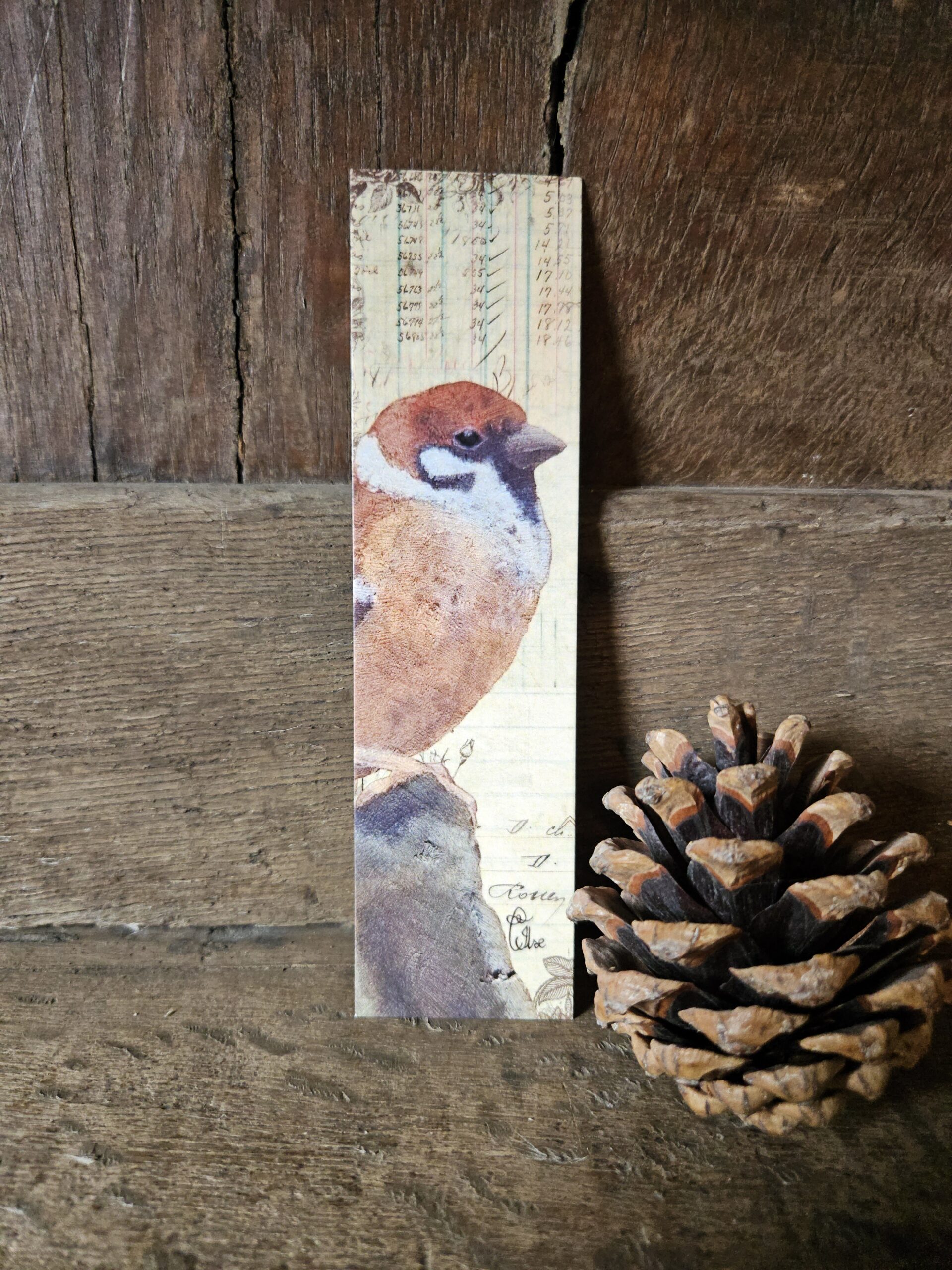 The Sparrow (papieren boekenlegger)