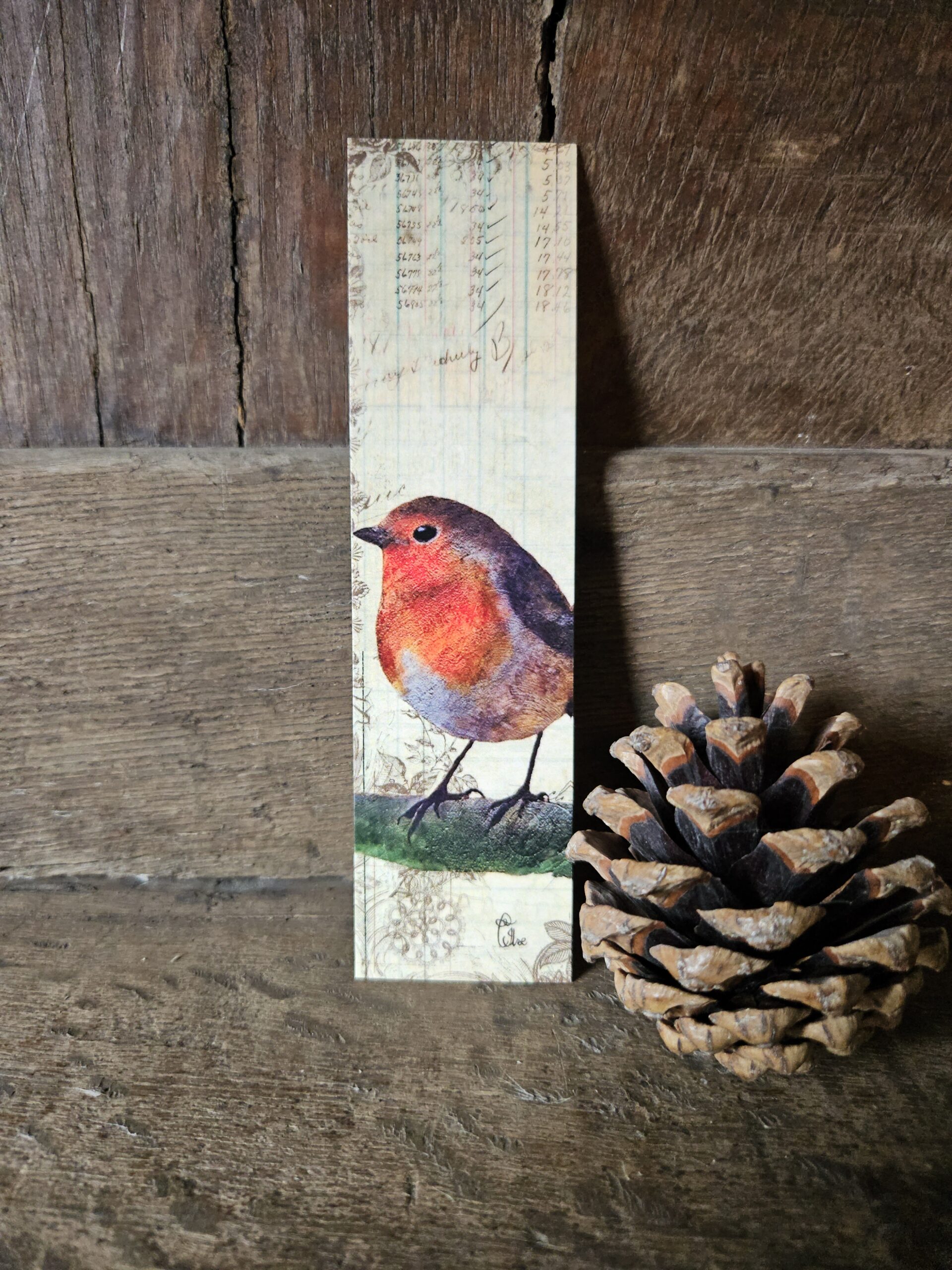 The Robin (papieren boekenlegger)