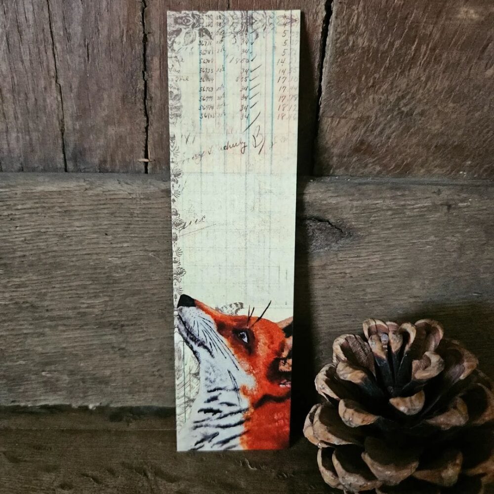 Dreaming Fox (papieren boekenlegger)