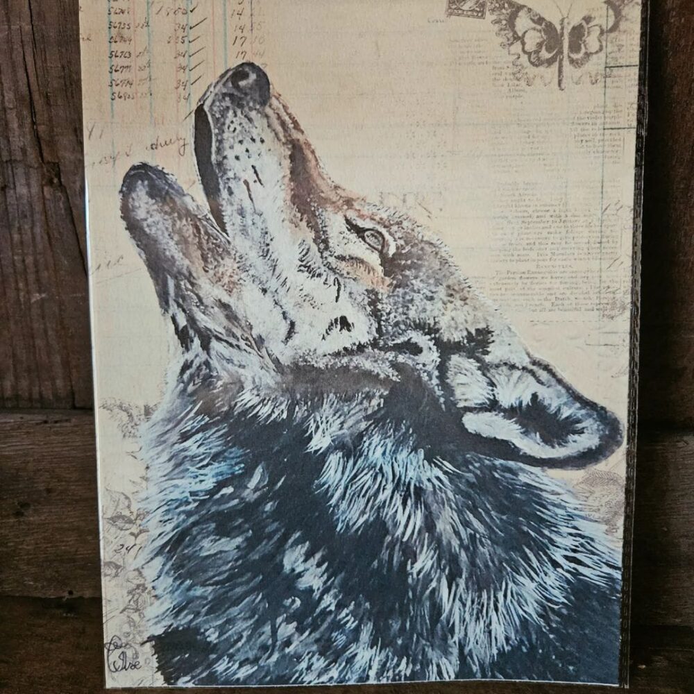 The Howling Wolf (25x20 print)