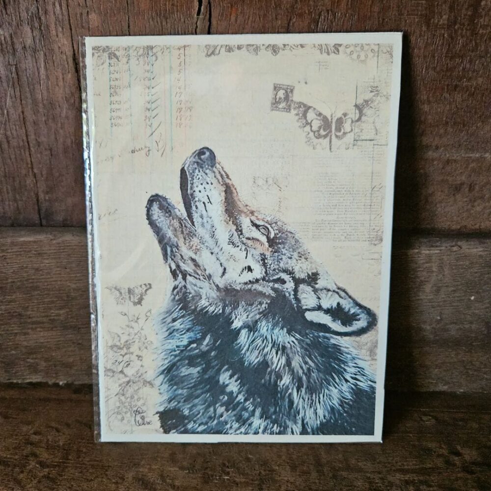 The Howling Wolf (kaart 13x18)