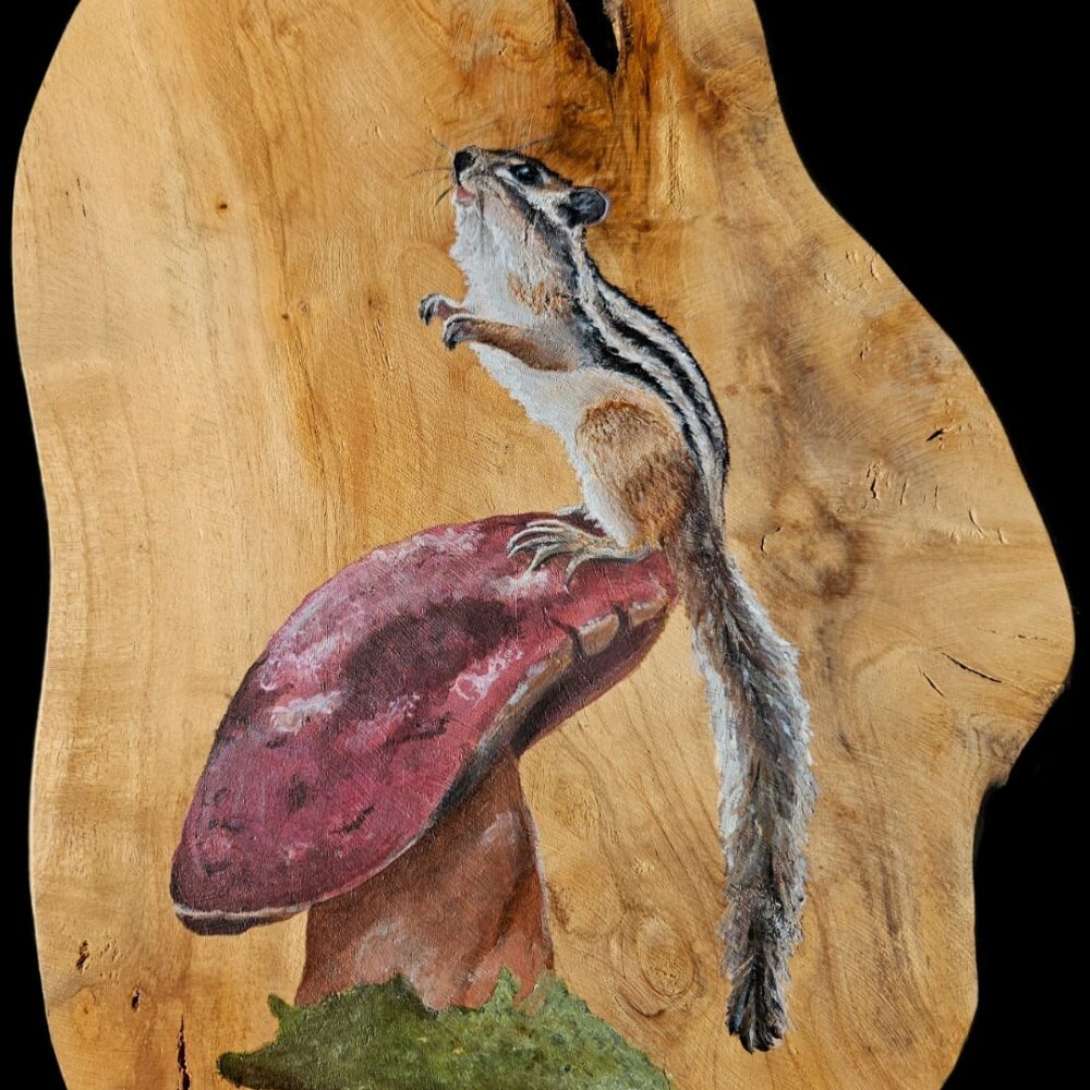 A Squirrel's View (origineel schilderij)