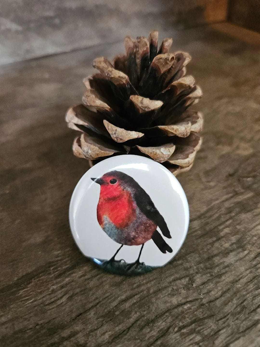 The Robin (big button)