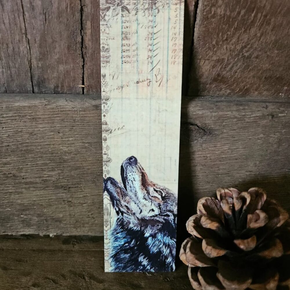 The Howling Wolf (papieren boekenlegger)