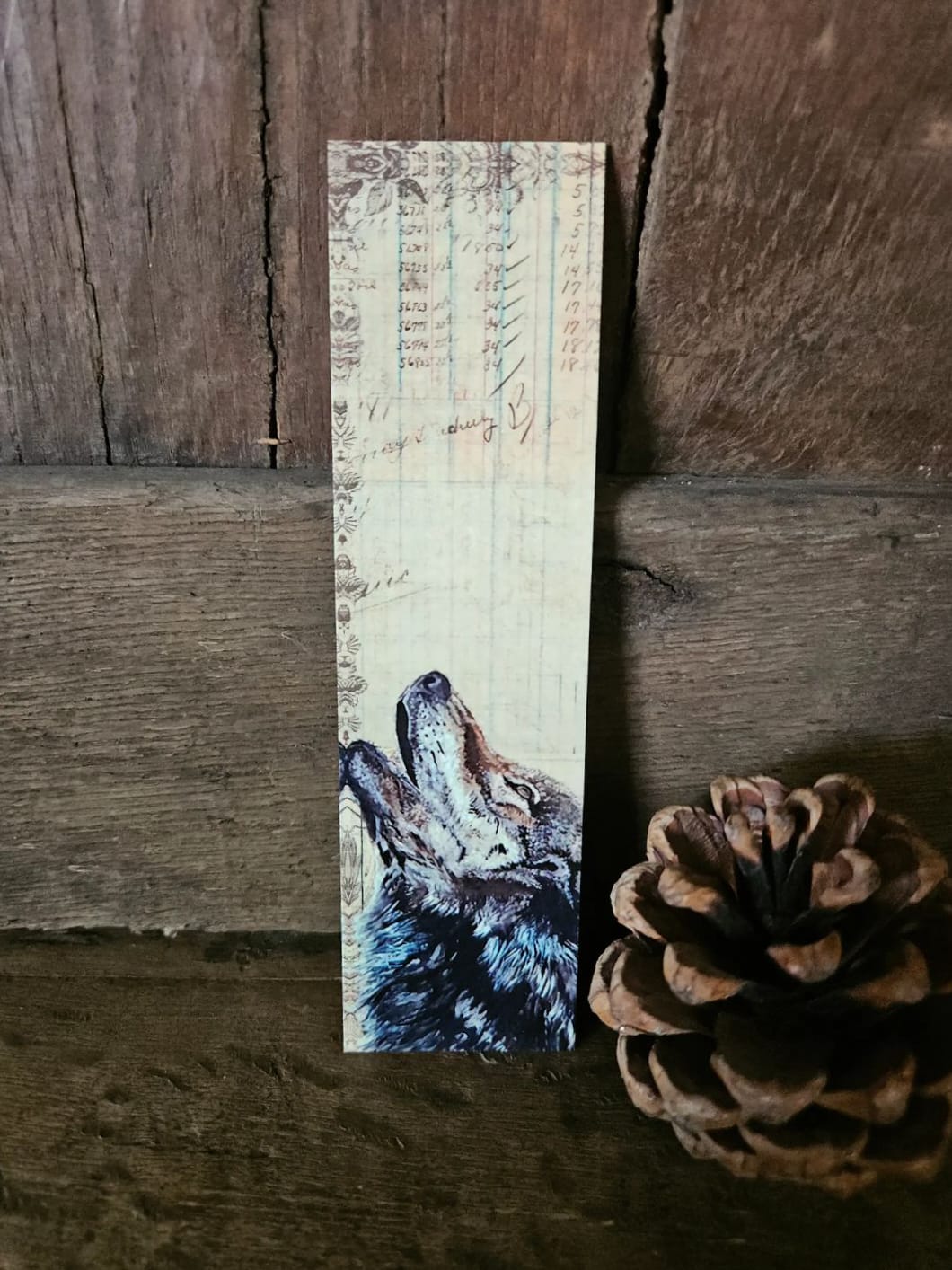 The Howling Wolf (papieren boekenlegger)