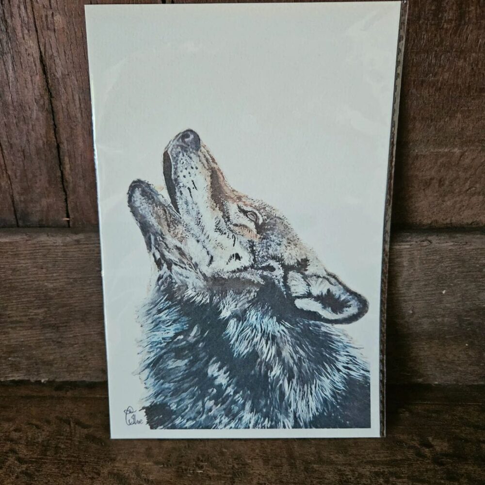 The Howling Wolf (print 13×18)